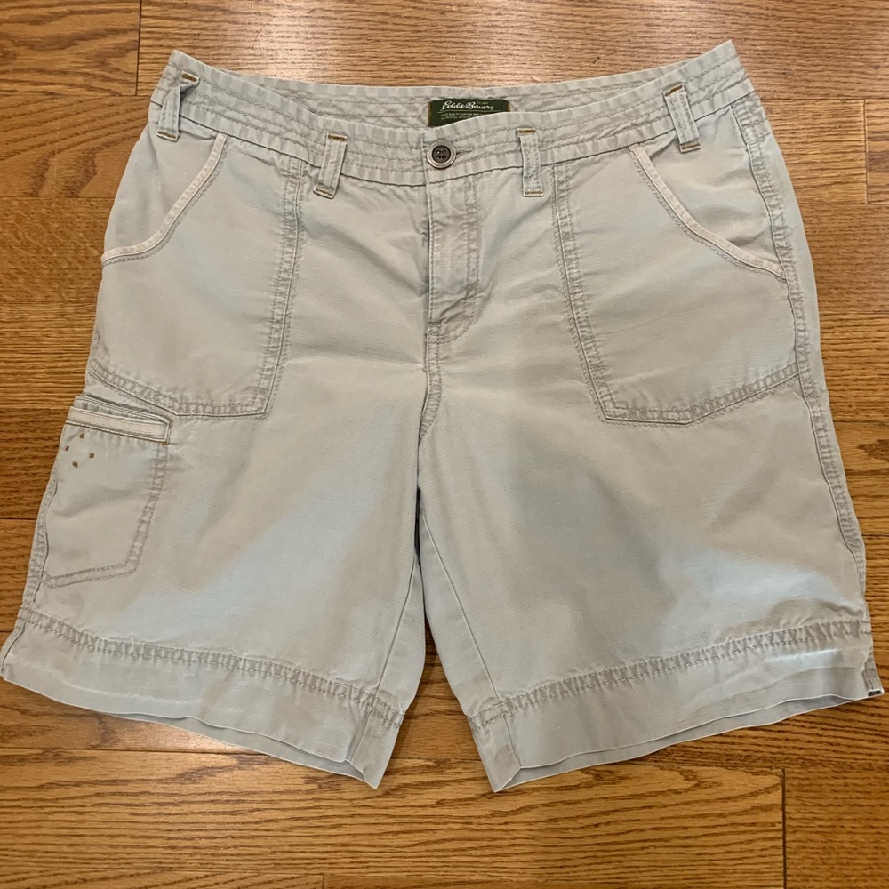 Eddie bauer all cotton shorts sz 8 clean